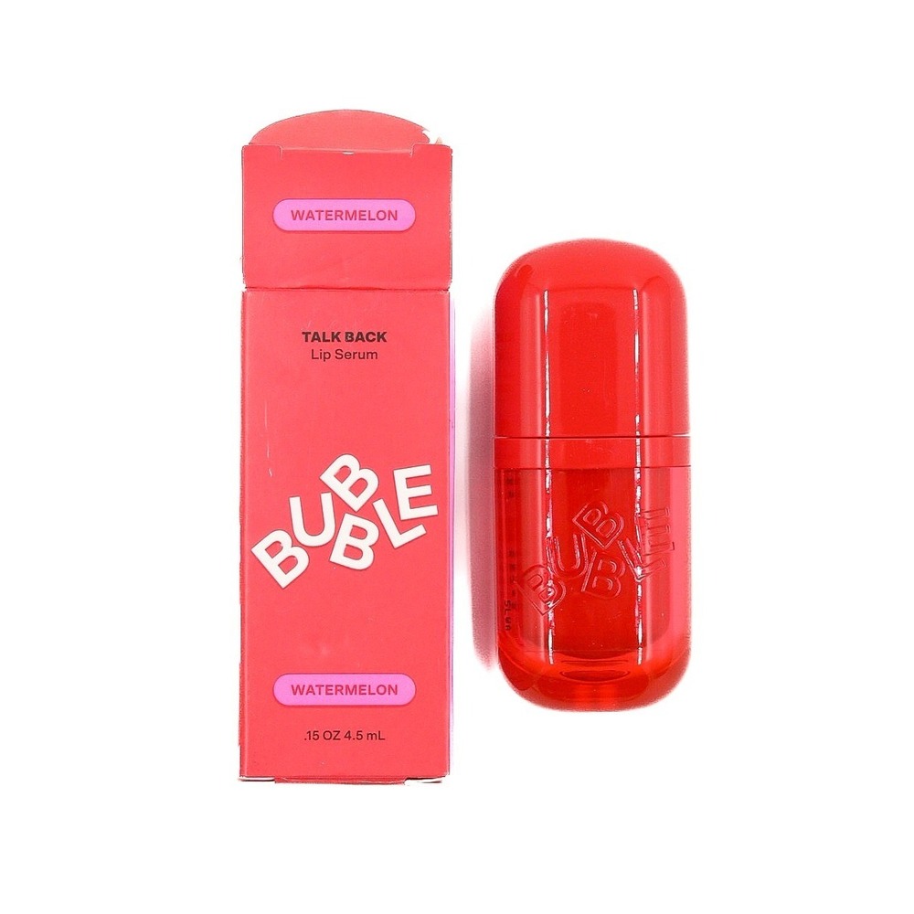 Bubble - Talk Back Lip‎ Serum - Watermelon - .15 oz 4.5 mL - Full Size